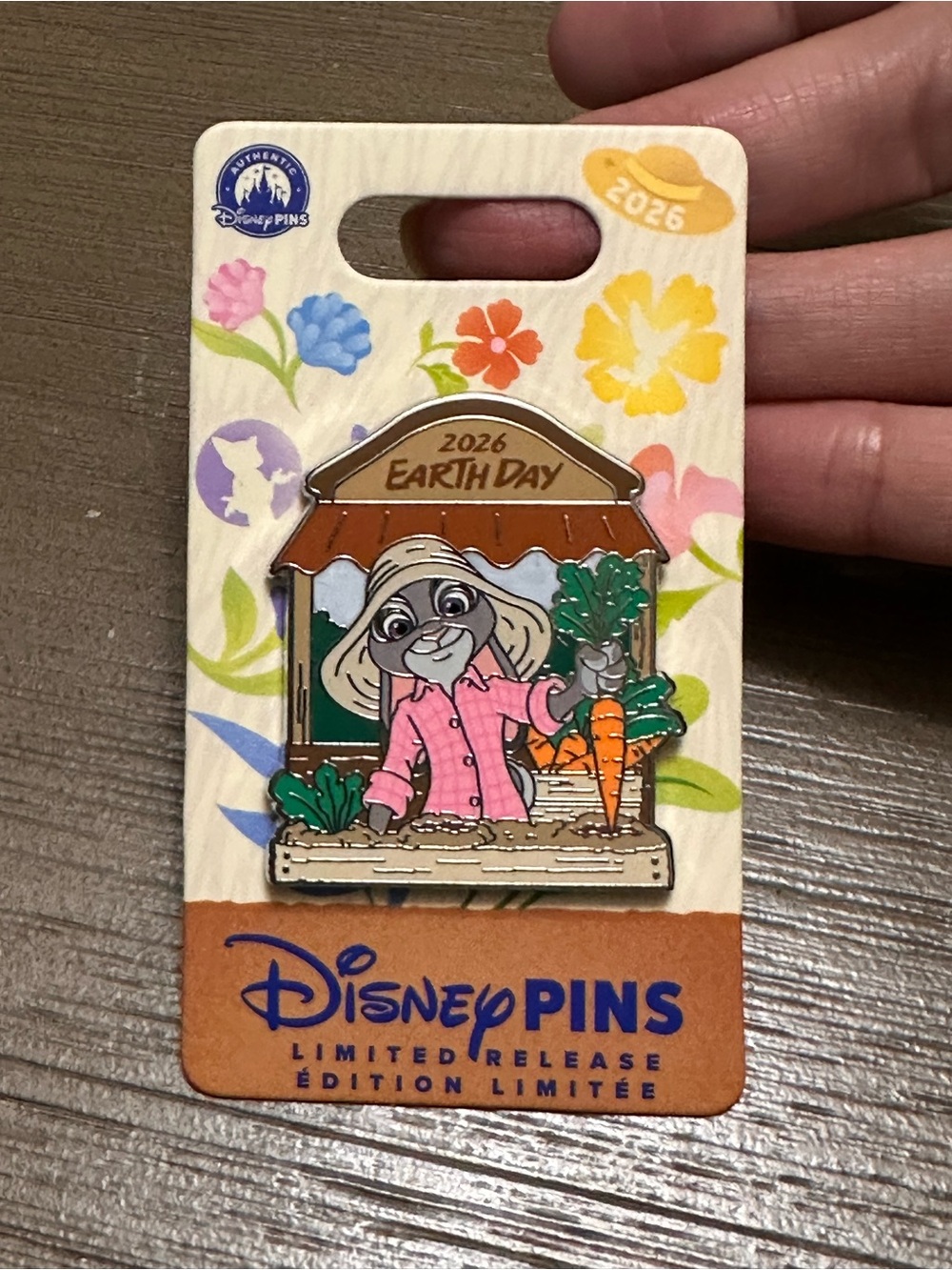2026 Disney Parks Earth Day 2026 Zootopia LR Pin Judy Hopps